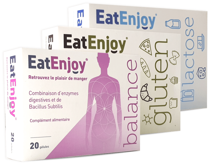 EatEnjoy : Compléments d’enzymes digestives avec des probiotiques qui aident à soutenir une digestion saine et régulière.